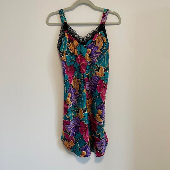 Robinson's Vintage 100% Silk Slip Dress / Sleepwear Size Small - Picture 2 of 6